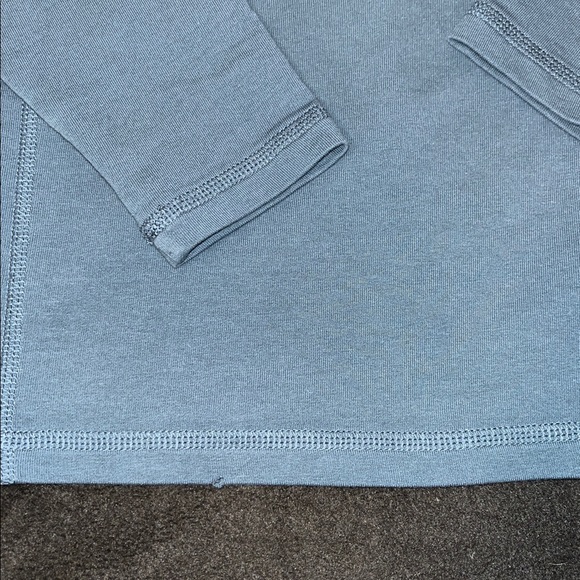 Crewcuts J.Crew Boys Aqua Blue Performance Quarter‑Zip Pullover Small 6/7 - Picture 4 of 6